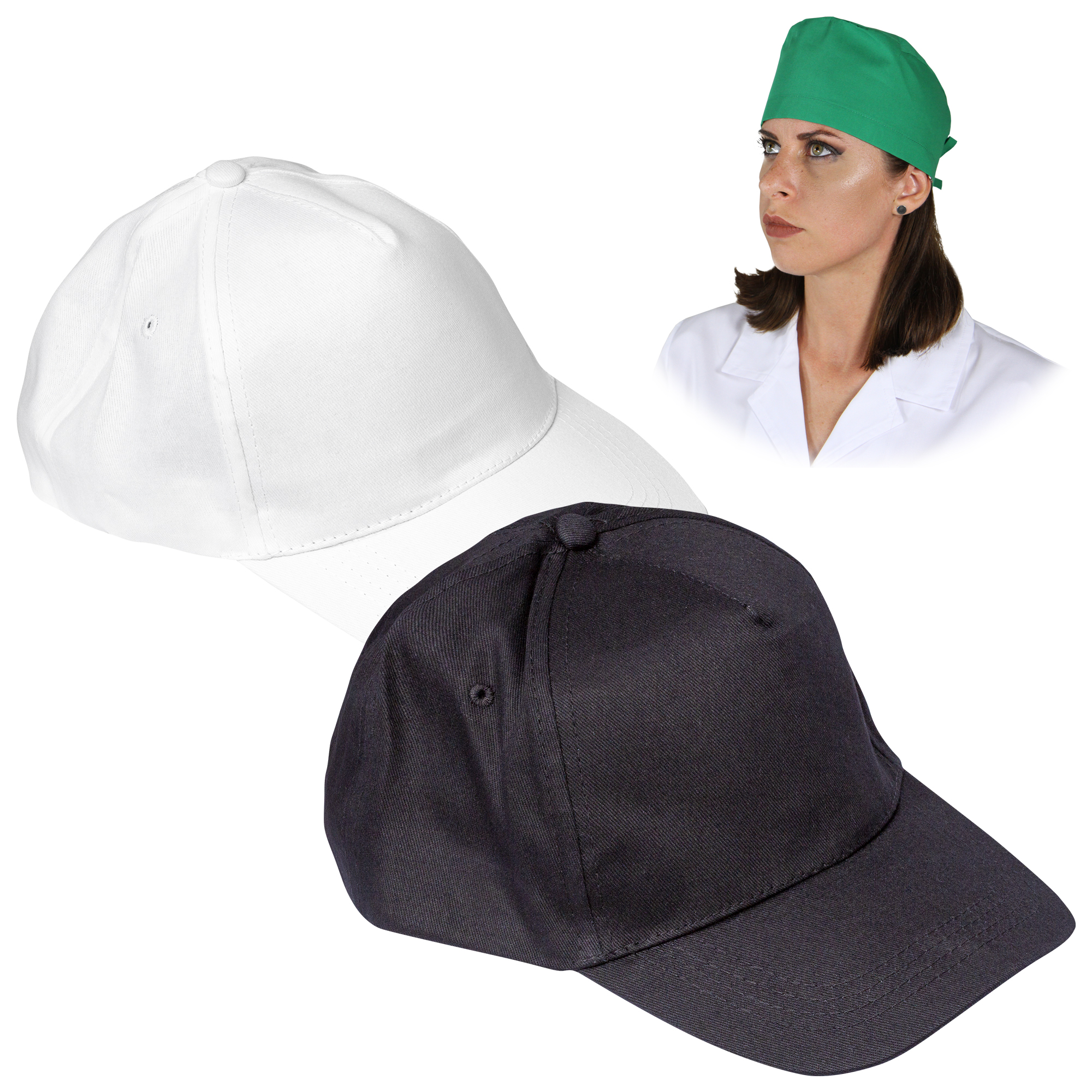 Work Uniforms/PROFESSIONAL UNIFORMS/Working Caps & Headbands