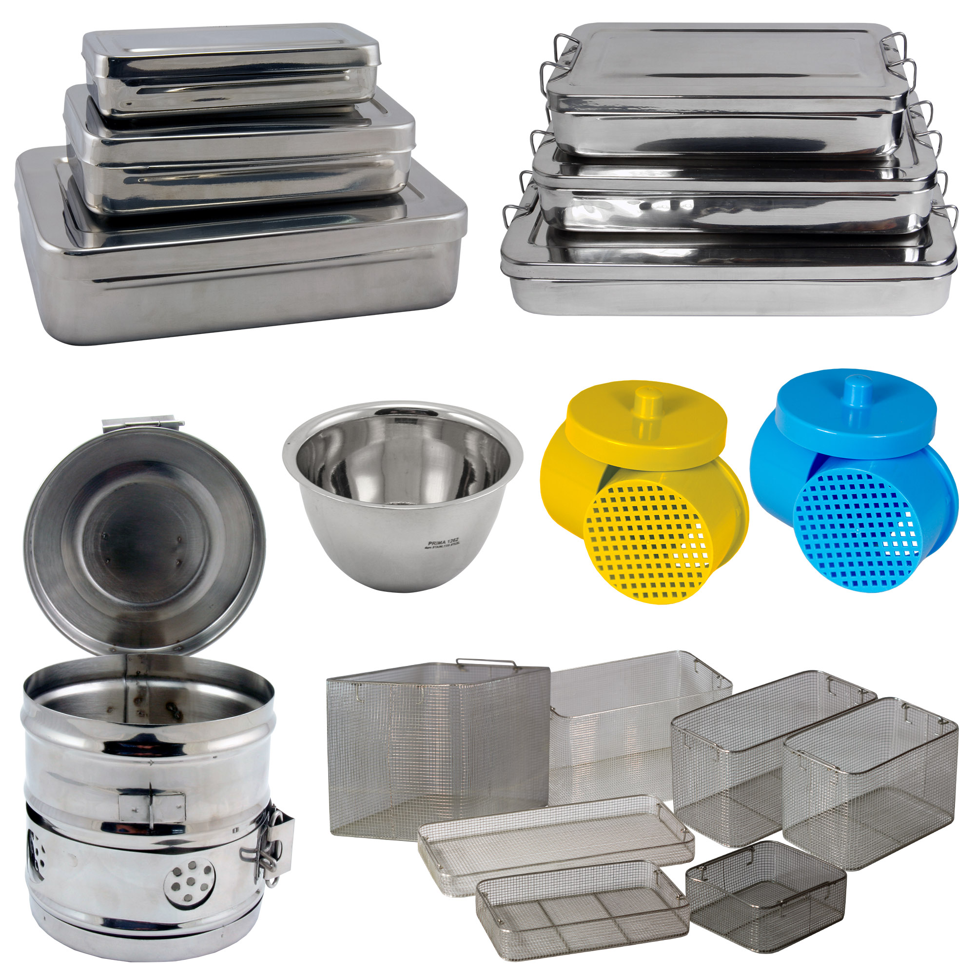 Sterilisation and Disinfectants/INSTRUMENT BOXES AND TRAYS/Medical Boxes and Drums