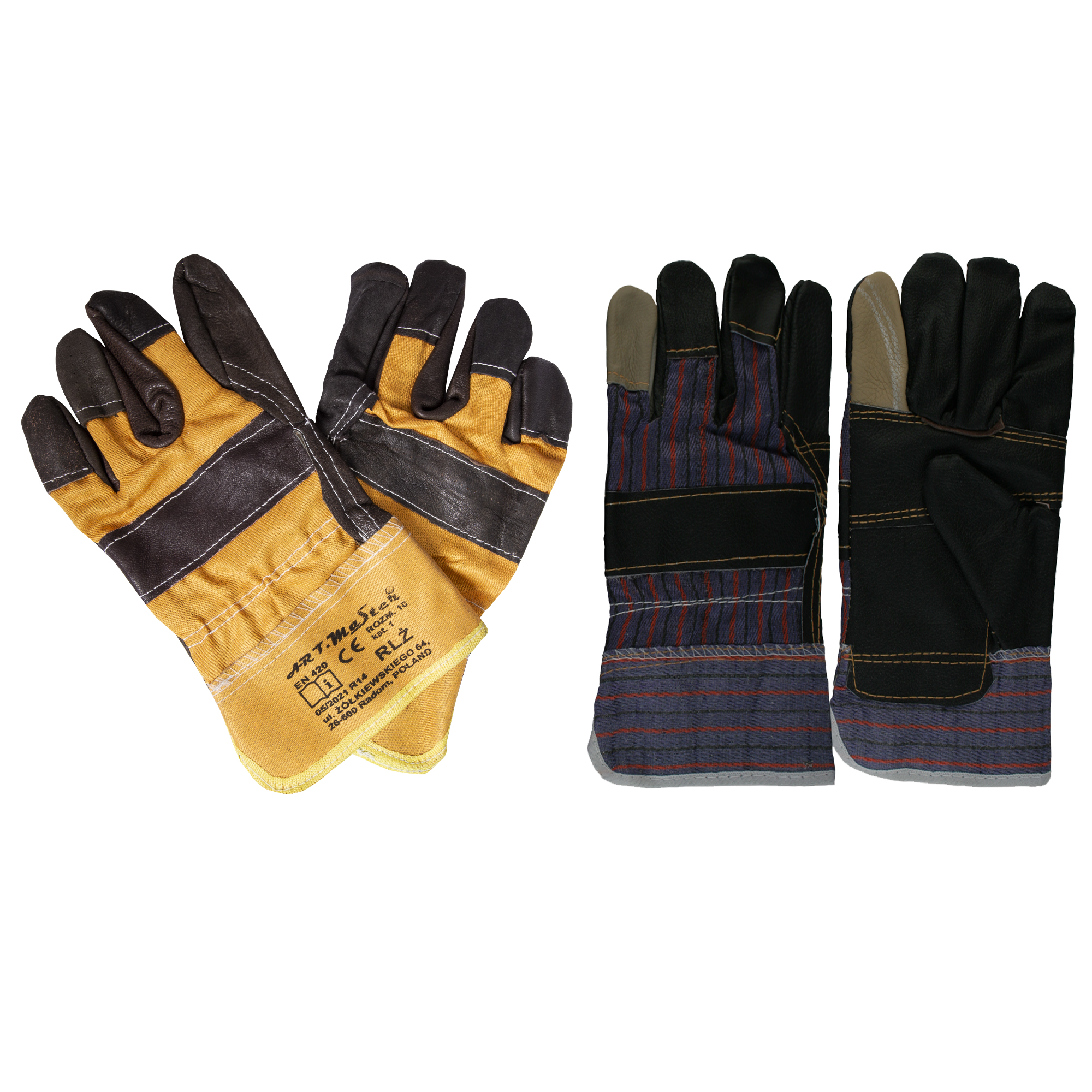 Hygiene and Safety/PROTECTIVE GLOVES/Leather Gloves