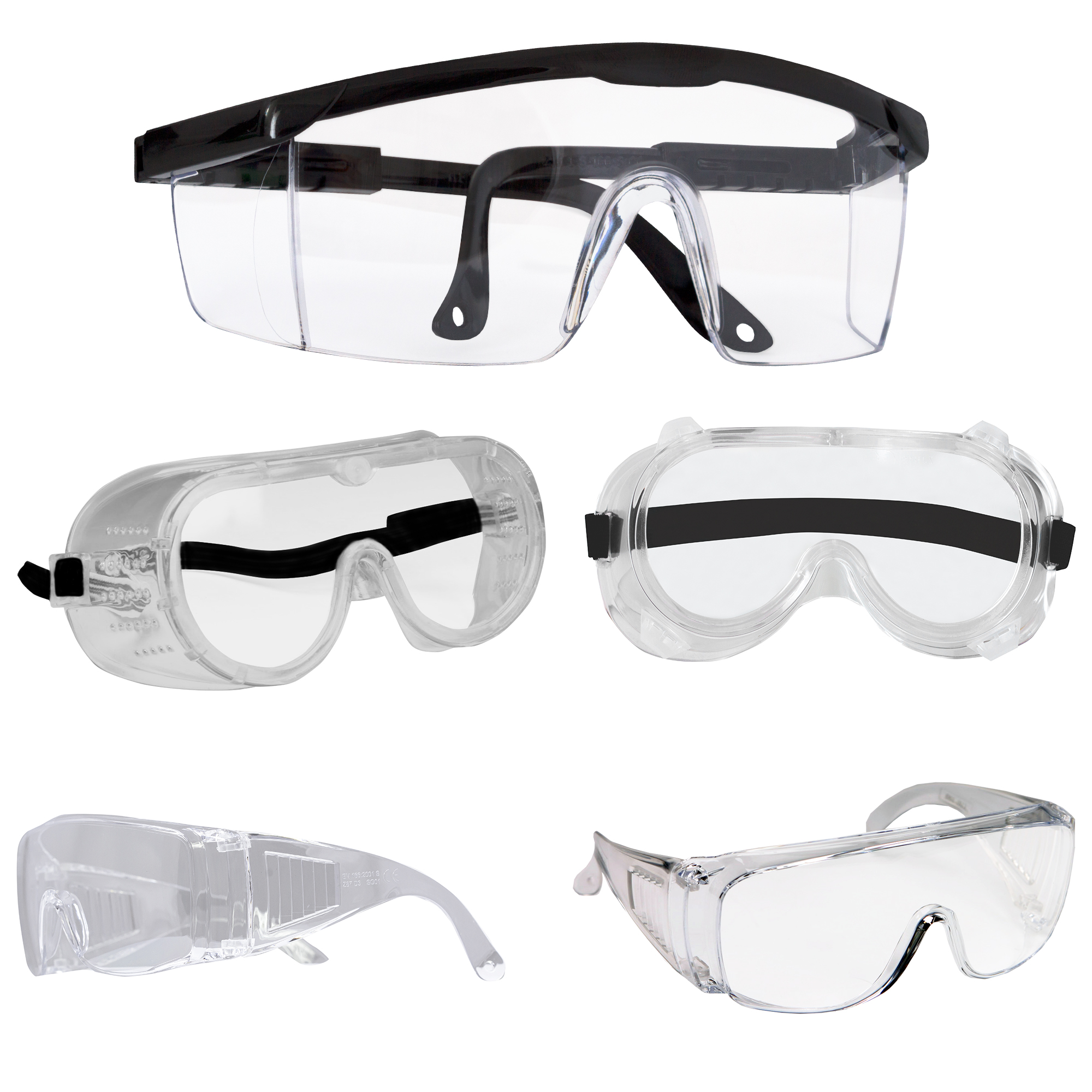 Hygiene and Safety/HEAD PROTECTION/Safety and Protective Goggles