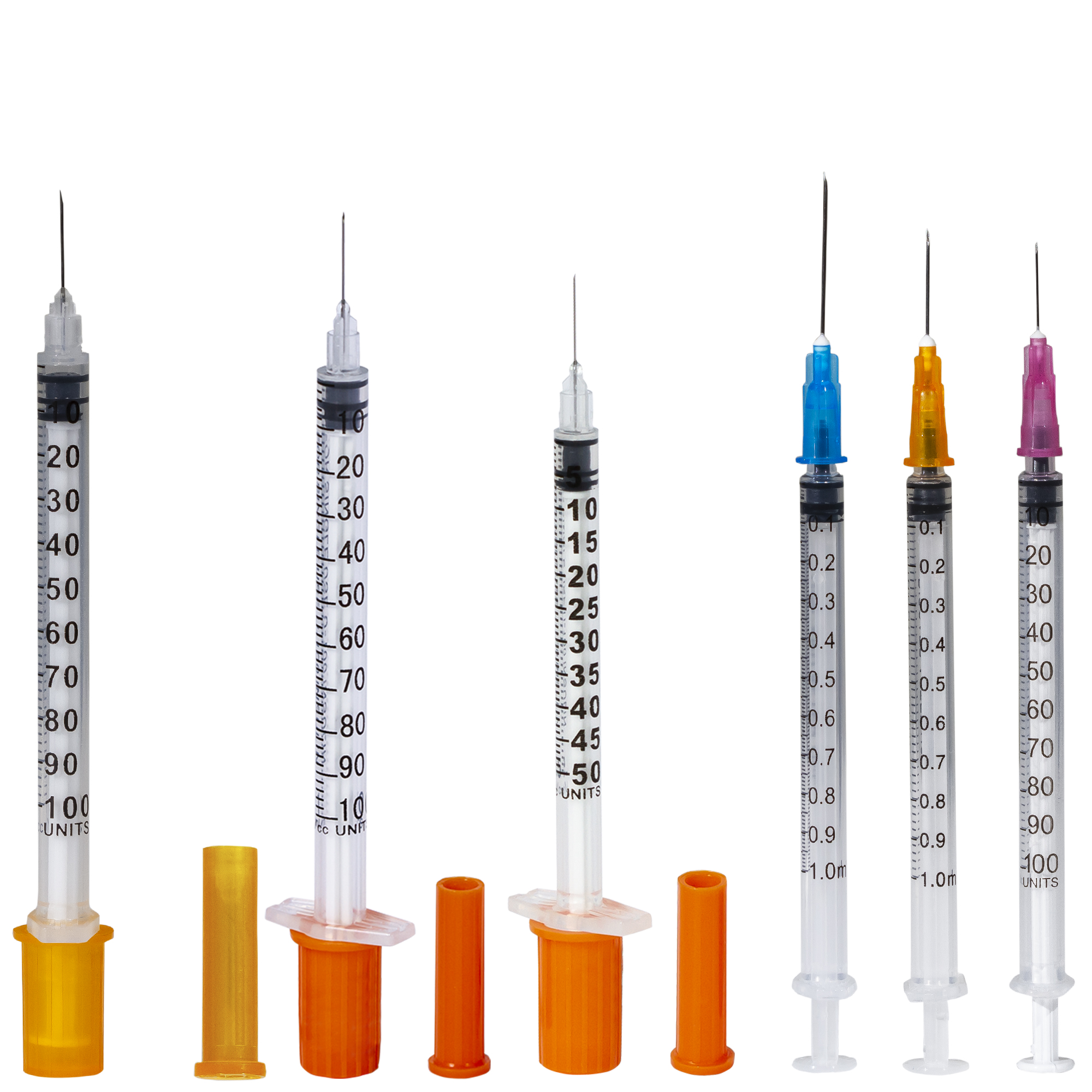 Dental Practice/DENTAL SYRINGES AND NEEDLES/Insulin Dental Syringes