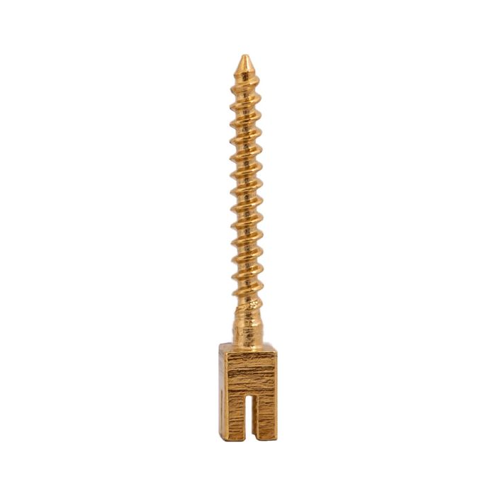 PRIMA Gold plated cross head screw posts 10 pcs