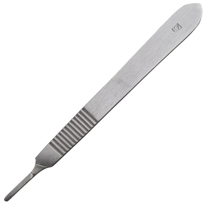 Scalpel handle, stainless steel, PRIMA 10 pieces