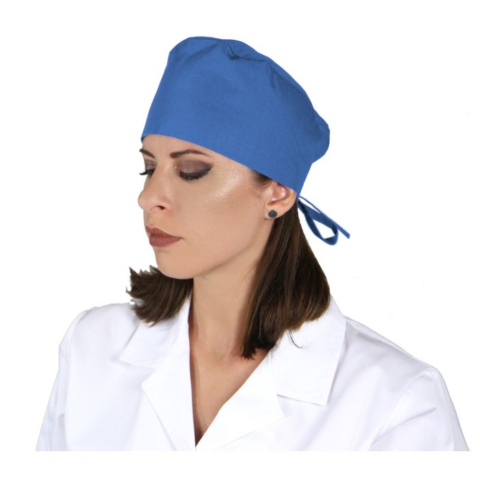PRIMA Classic medical scrub cap, unisex, with ties, polycotton, various colors
