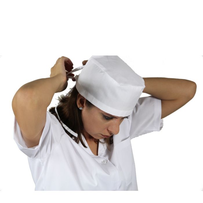 PRIMA Premium medical scrub cap, unisex, with ties, polycotton, various colors