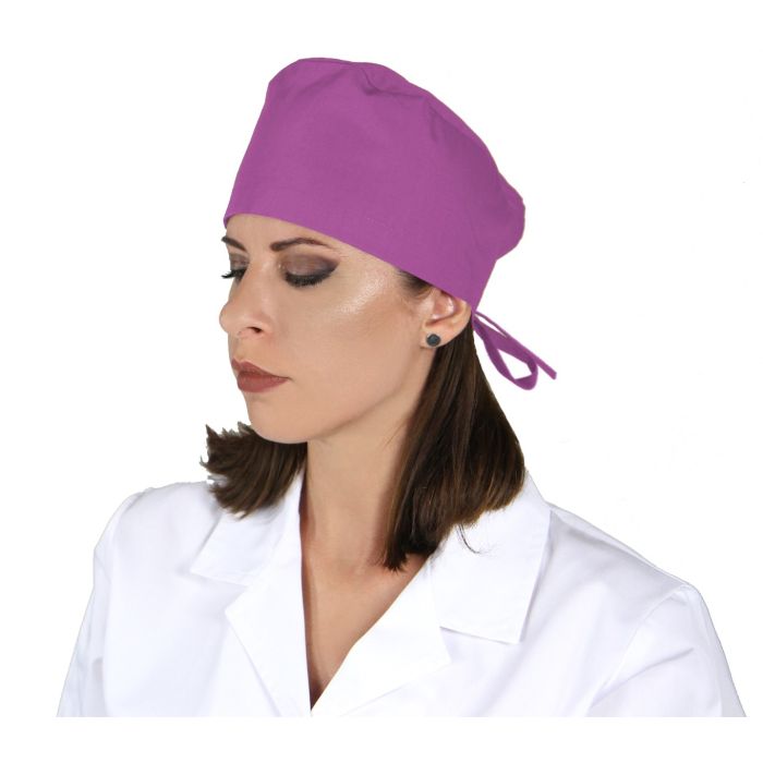 Working Caps & Headbands/HORECA Accessories - PRIMA Classic medical scrub cap, unisex, with ties, polycotton, various colors