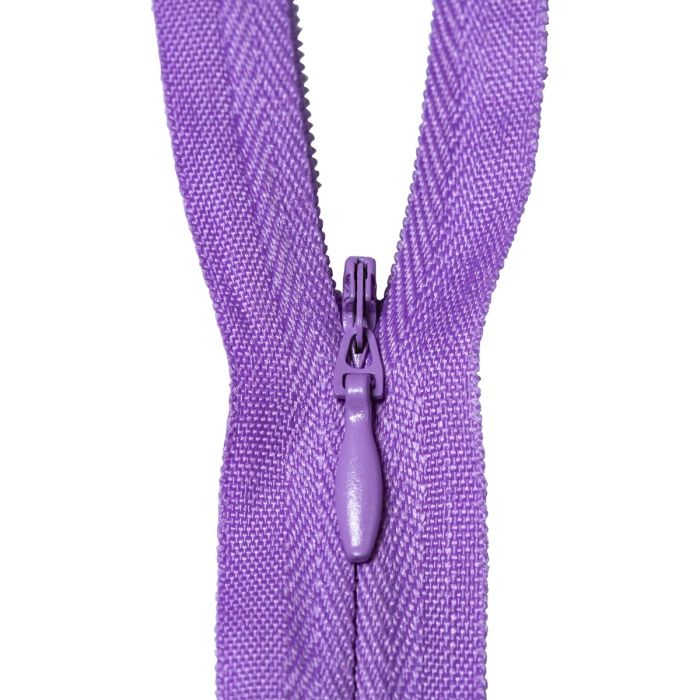 Spiral poSpiral polyester zipper, 20/80 cm, purple