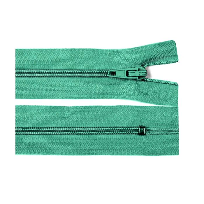 Fabrics & Tailoring Accessories/Tailoring accesories/Zippers, Buttons and Staples - Spiral polyester zipper, 20/50 cm, light green