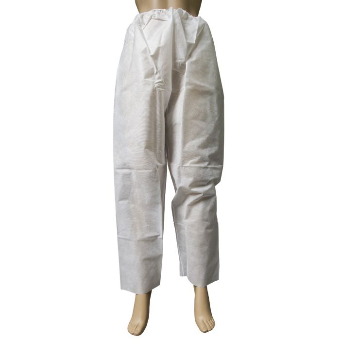 SFI protective non woven trousers, white