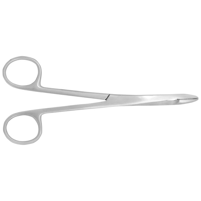 Gross dressing and sponge holding forceps, curved