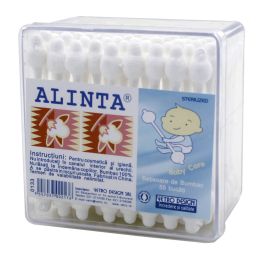 Cosmetic SPA/FACIAL COSMETICS/Cotton Pads and Buds - Safety cotton buds for children, ALINTA, 55 pieces