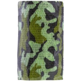 Cohesive Bandage, green camouflage, 10x450 cm