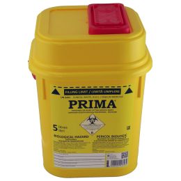 PRIMA Container for sharp-cutting medical waste, 5 liters