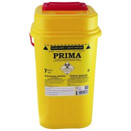 PRIMA Container for sharp-cutting medical waste, 7 liters