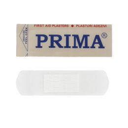 PRIMA Polyethylene transparent adhesive plasters, 19x72mm, 100 pieces