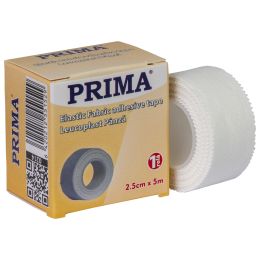 Elastic fabric adhesive tape, PRIMA, 2.5cmx4.5m