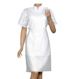 PRIMA HDPE apron, white, 100 pieces