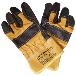 Cowhide split leather gloves