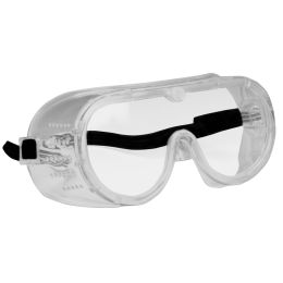 Safety goggles with direct ventilation 