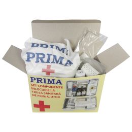First aid replacement kit for stationary