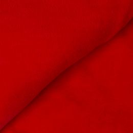 Fleece fabric (270 g/m2), 1.5 x 1m, coral red
