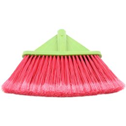 Plastic broom with long bristles, without handle