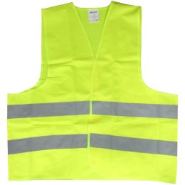 PRIMA High visibility vest, fluorescent yellow, size L
