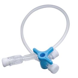 3 Way Stopcock with extension 100 cm, sterile, 50pcs