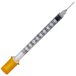 PRIMA Insulin syringes, embedded needle 27G, 1 ml, 100 pieces
