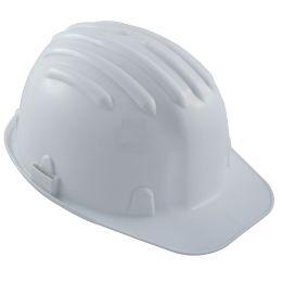 HDPE Safety helmet, with plastic support, 440V, white