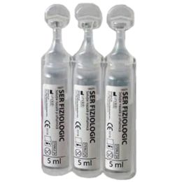 Non-injectable 0.9%NaCl solution for nasal and ocular hygiene, 20 ampoulesx5ml