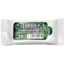 PRIMA wet tissue, antibacterian, 10 pieces