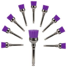 PRIMA Purple nylon prophy polishing brushes, cup shape, 100 pieces