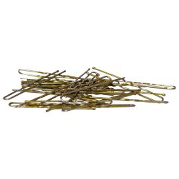 Waved ball hair pins, gold, 200g (350 pieces approx.)