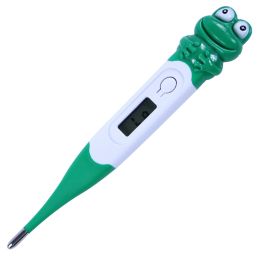 Digital thermometer with flexible tip, frog form, DEEE