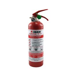 Auto fire extinguisher rechargeable, AB powder, 1 kg 