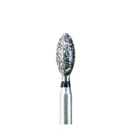 Diamond burs 257, 016-M, length 20 mm, 10 pieces