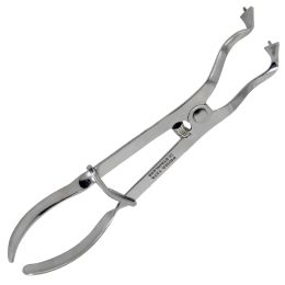 PMV PRIMA Stainless steel forceps for applying rubber dam clamps 