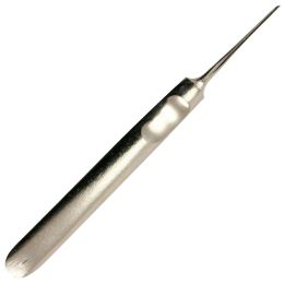 Stainless steel professional curette for cuticles, 14.5cm, nr. 1/2