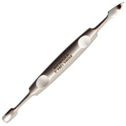 Double-headed professional curette for manicure and pedicure, 12cm 