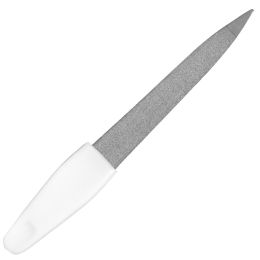 PRIMA Metal nail file, with a plastic handle, 8.5 cm