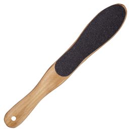 PRIMA Wooden foot file for pedicure, 13 cm, with 2 abrasive surfaces