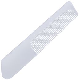 White comb, in plastic bag, 13cm 