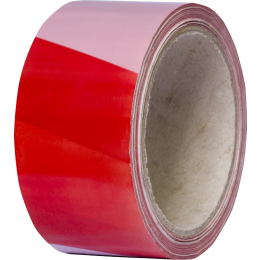 Adhesive tape, 50cmx33m, white/red