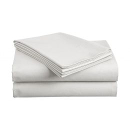 Bed sheet, tercot, 90x200cm, alb