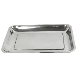 PRIMA stainless steel tray, 425x330x35mm