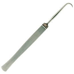 Snook hook for male dog castration, 14 cm length, 6 mm width