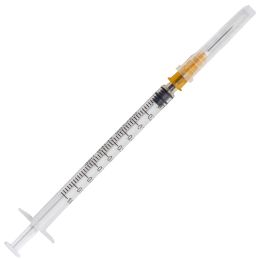 Disposable tuberculin syringes 1ml, with 25G needle, 100 pieces