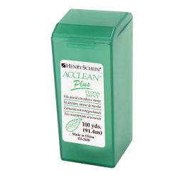 Dental floss with mint flavor, 91.4m