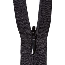 Hidden zipper, 60 cm, black